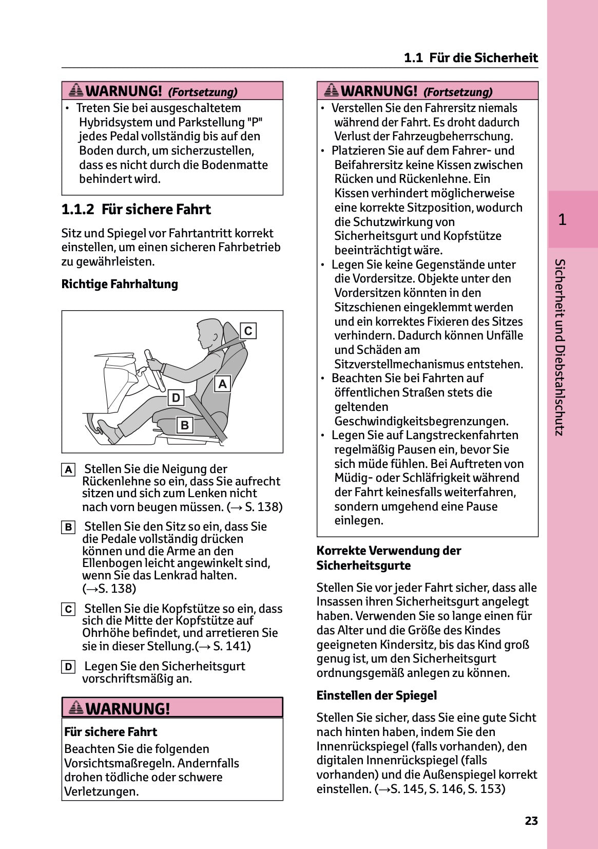2024-2025 Toyota C-HR Hybrid Owner's Manual | German