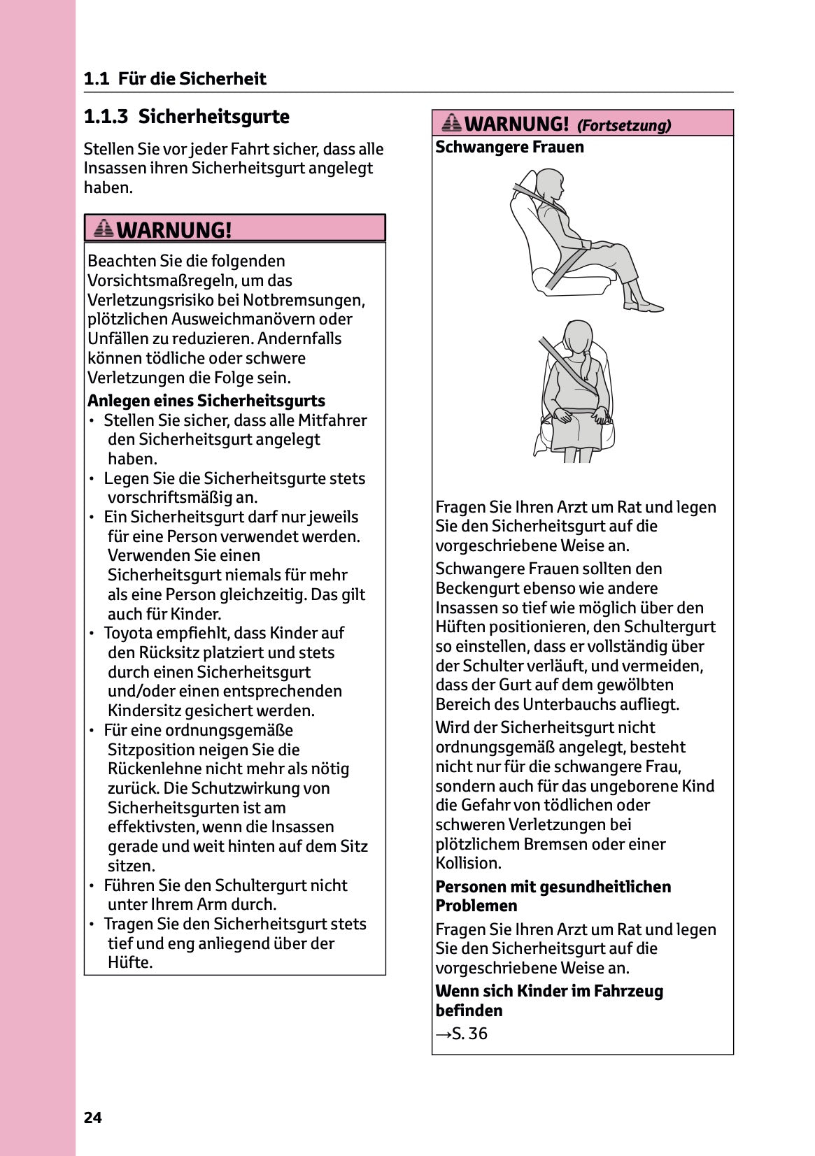 2024-2025 Toyota C-HR Hybrid Owner's Manual | German
