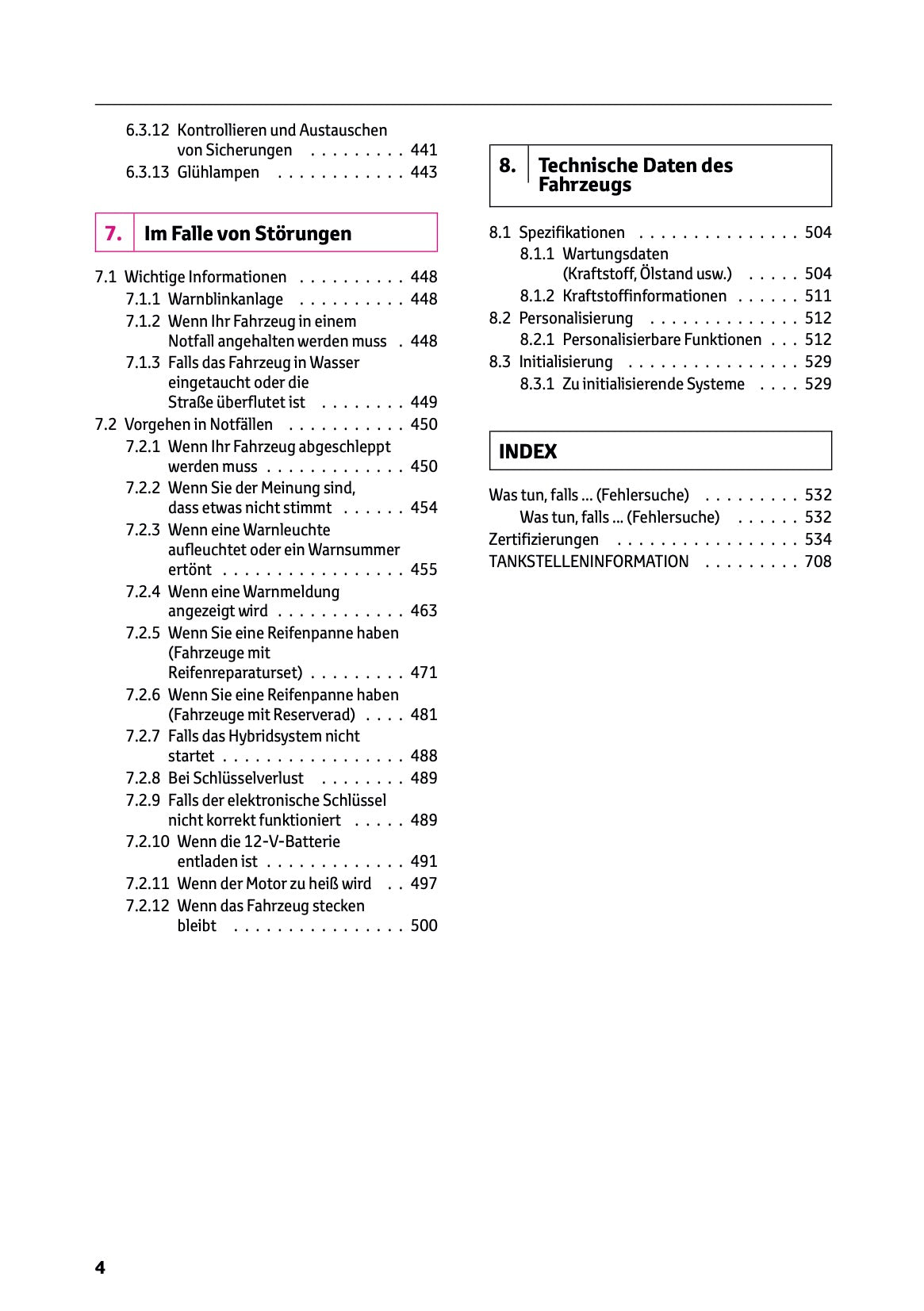 2024-2025 Toyota C-HR Hybrid Owner's Manual | German