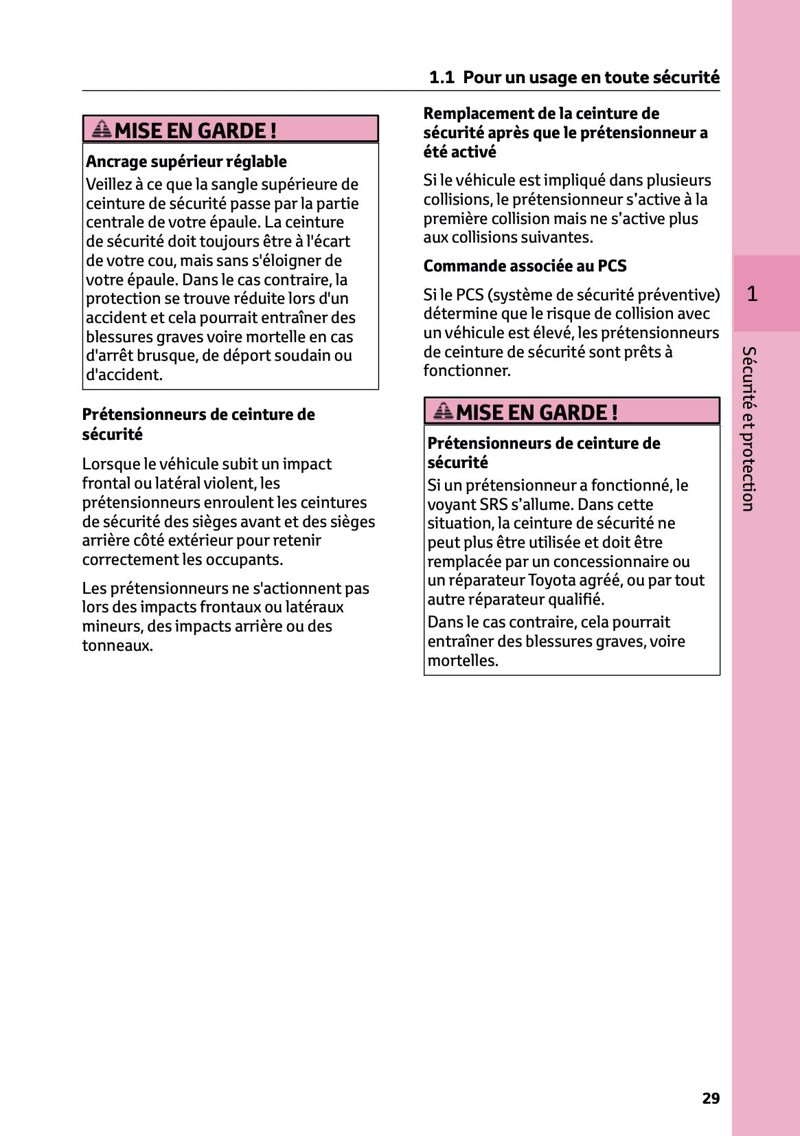 2024-2025 Toyota C-HR Plug-in-Hybrid Owner's Manual | French