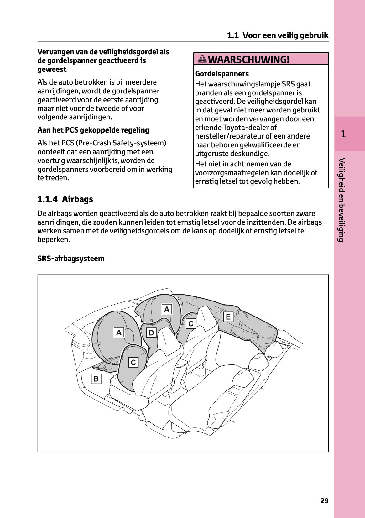 2025-2026 Toyota C-HR Plug-in-Hybrid Owner's Manual | Dutch