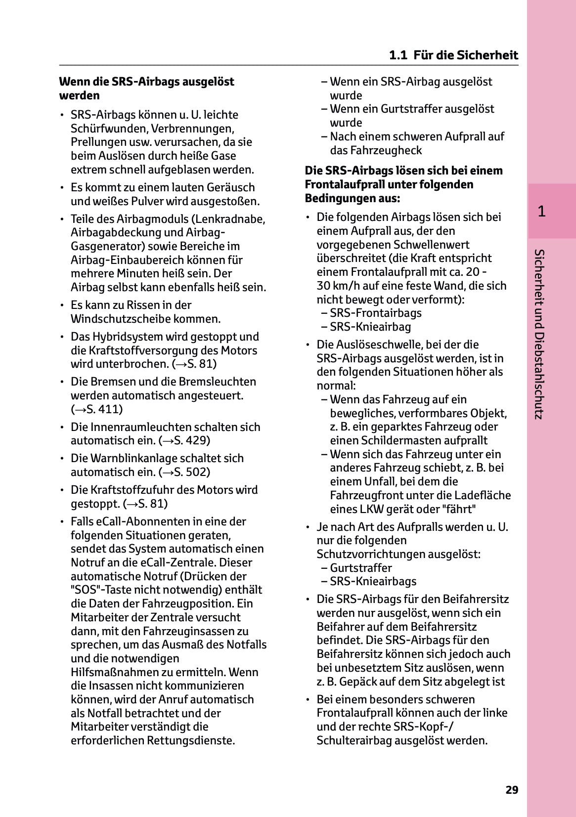 2024-2025 Toyota C-HR Plug-in-Hybrid Owner's Manual | German