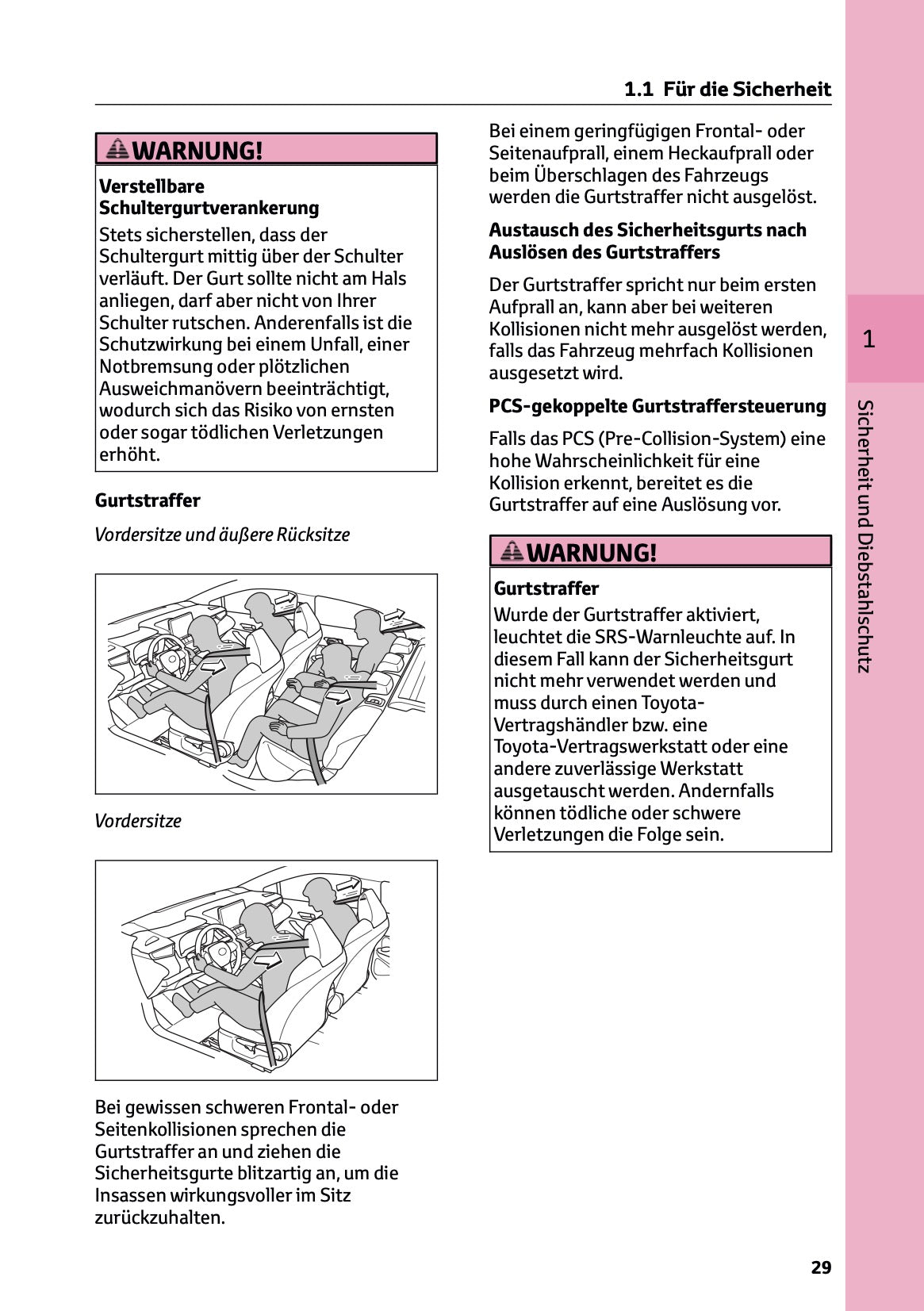 2025 Toyota Corolla Hybrid Hatchback/Touring Sports Owner's Manual | German