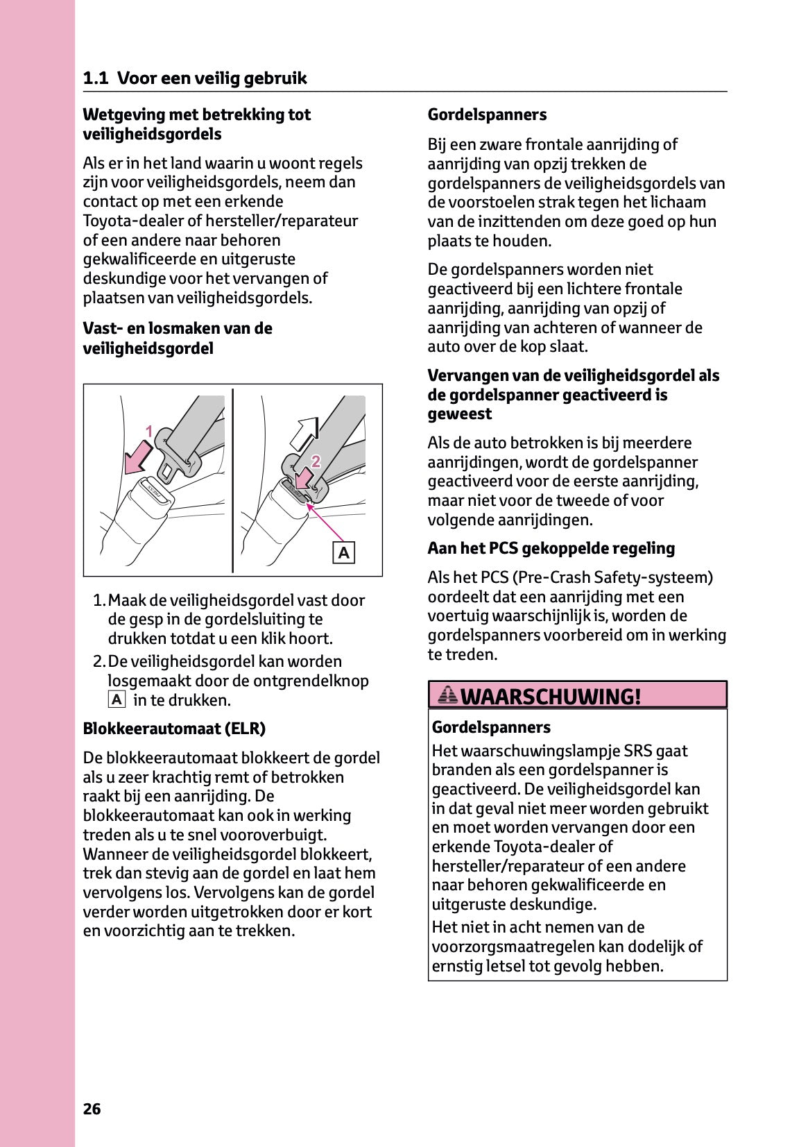 2025 Toyota GR Yaris Gebruikershandleiding | Nederlands