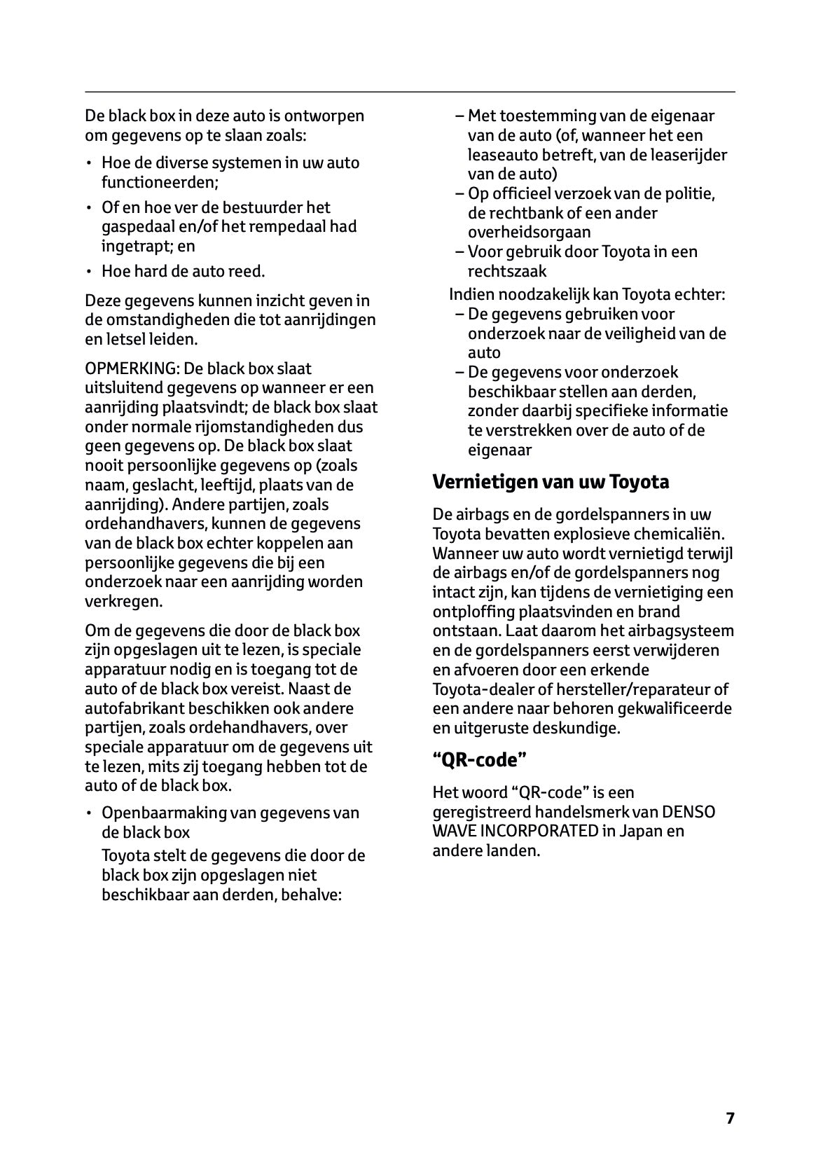 2025 Toyota GR Yaris Gebruikershandleiding | Nederlands