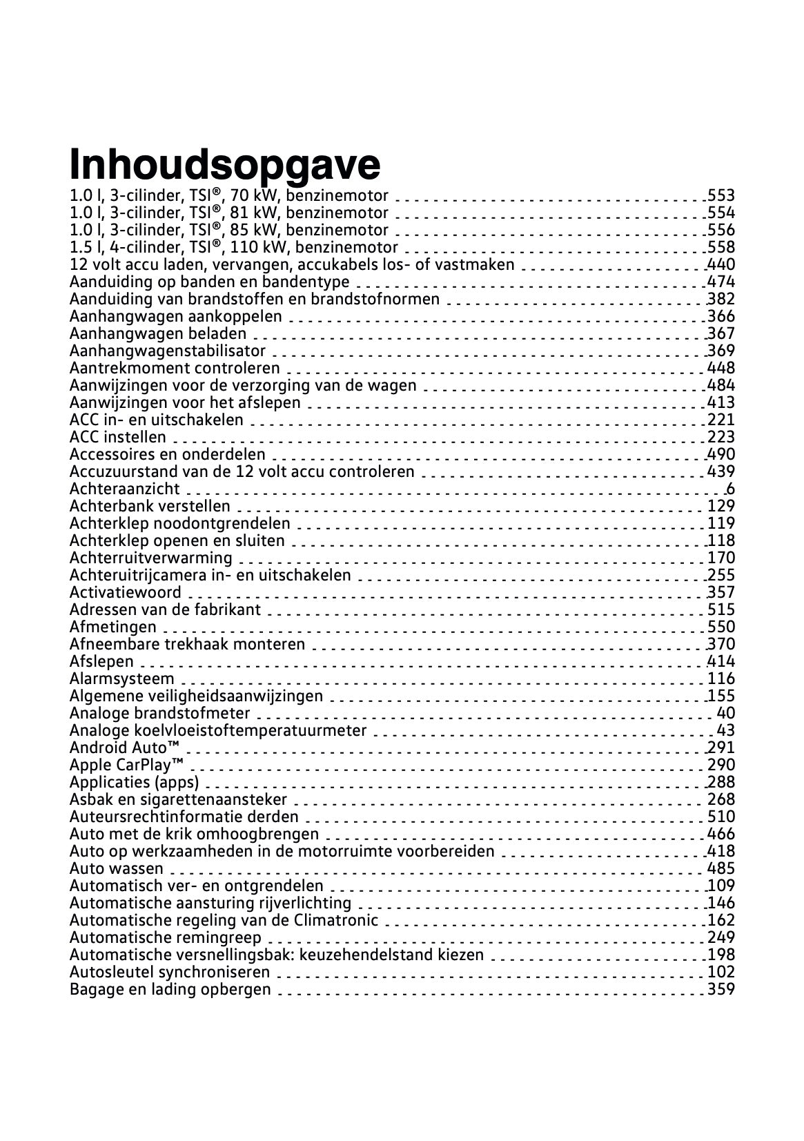 2021-2022 Volkswagen T-Cross Gebruikershandleiding | Nederlands
