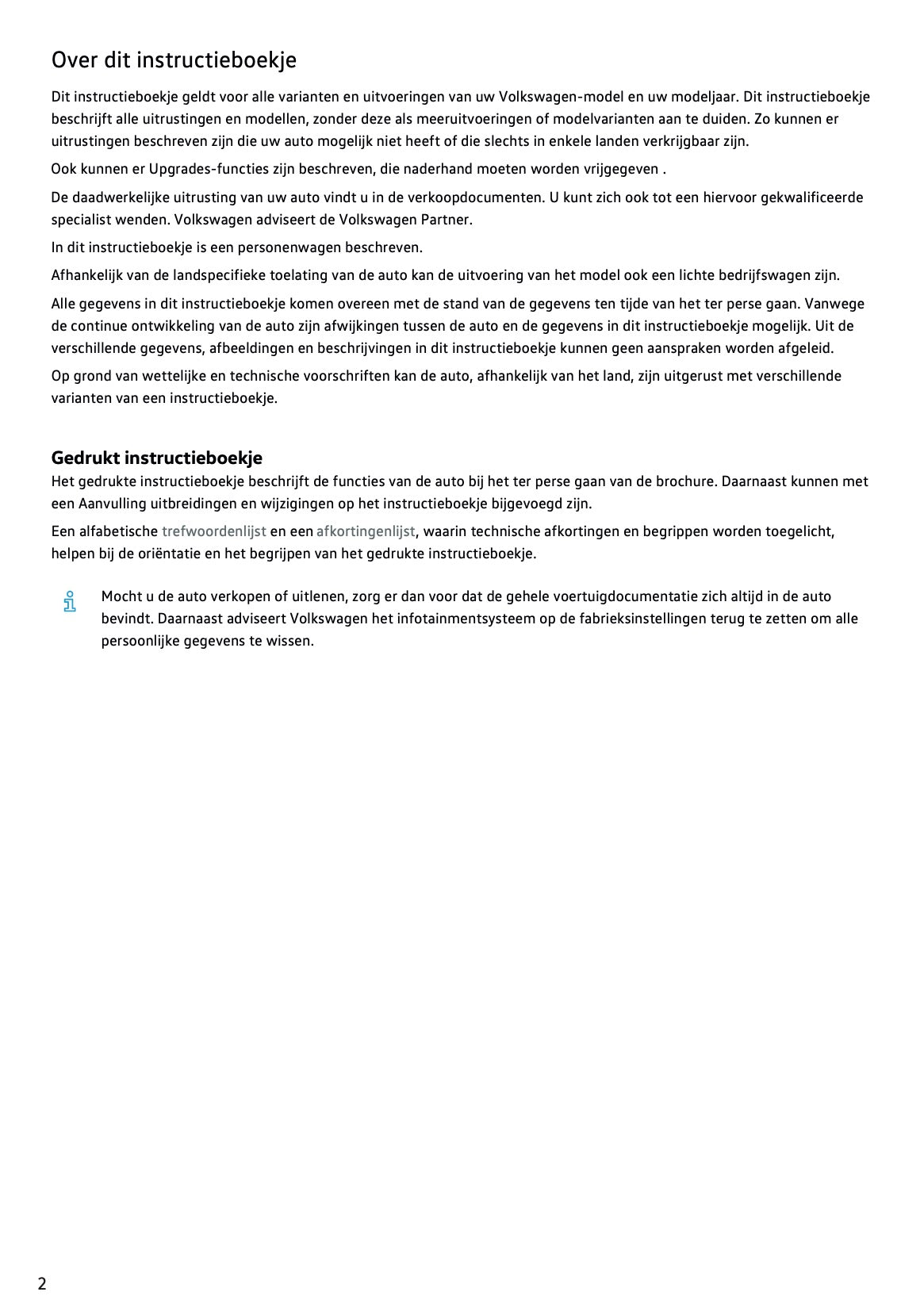 2022-2023 Volkswagen T-Cross Gebruikershandleiding | Nederlands