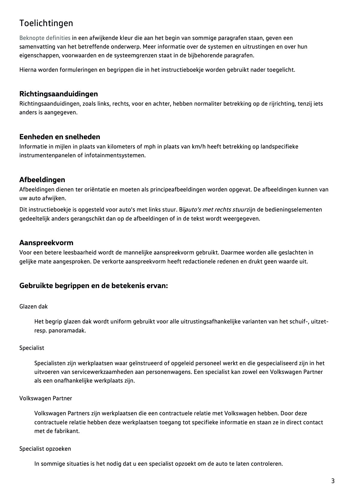 2024-2025 Volkswagen Tiguan Owner's Manual | Dutch