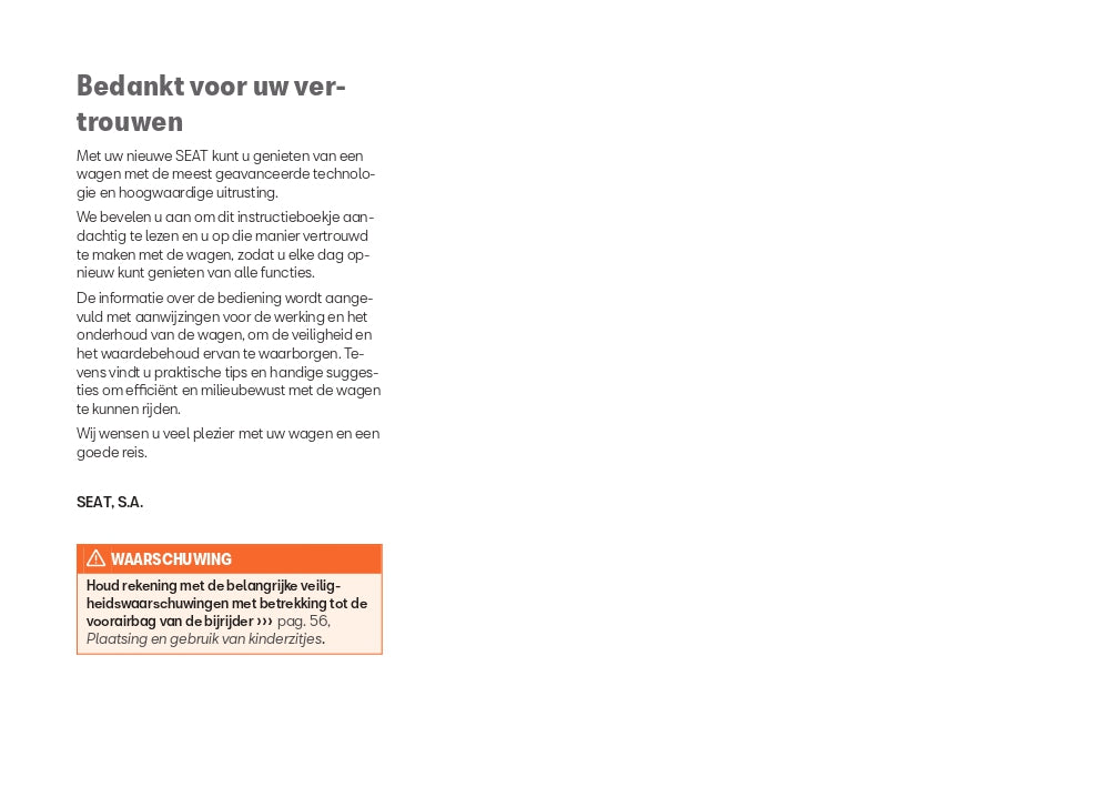 2022-2023 Seat Arona Gebruikershandleiding | Nederlands