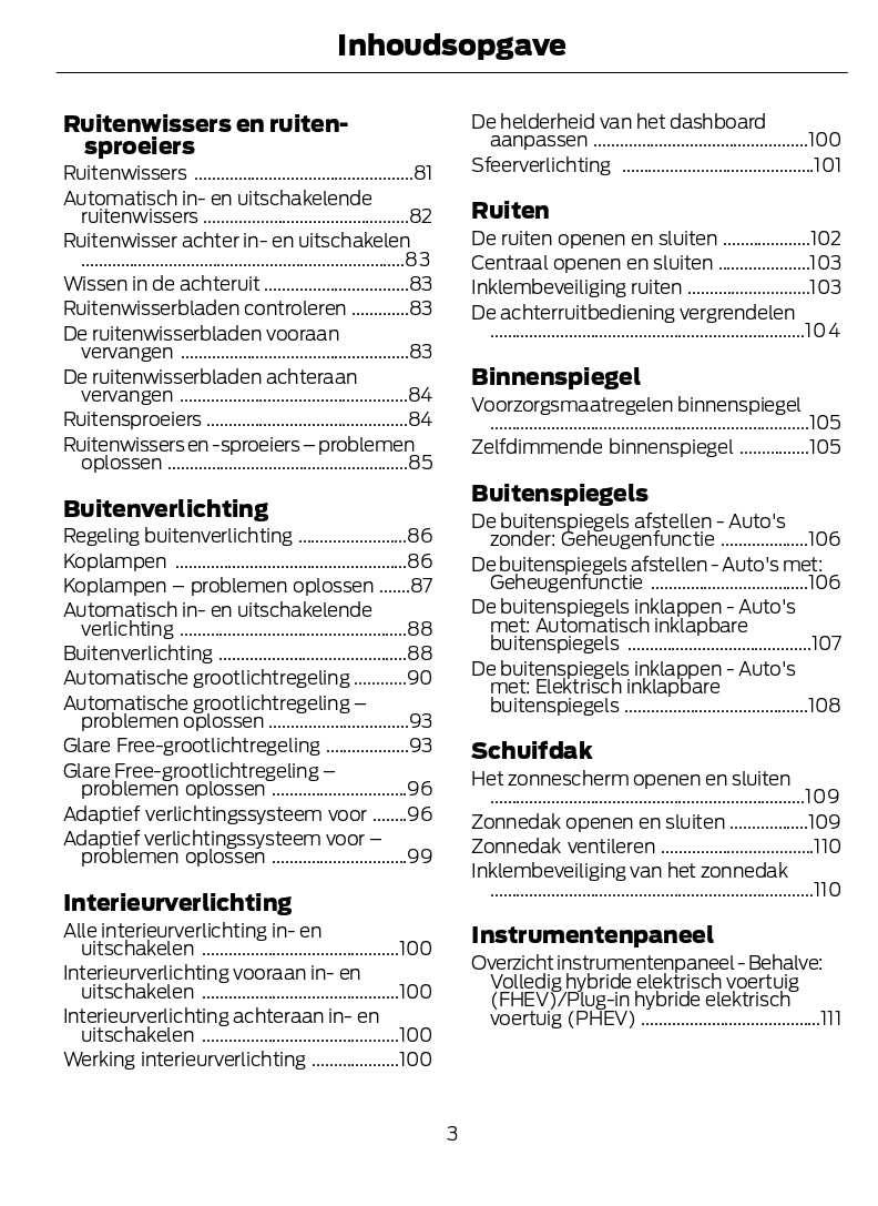 2024-2025 Ford Kuga Gebruikershandleiding | Nederlands
