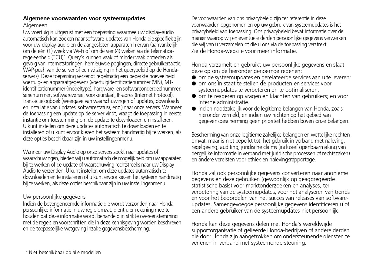 2024 Honda CR-V e:PHEV Gebruikershandleiding | Nederlands