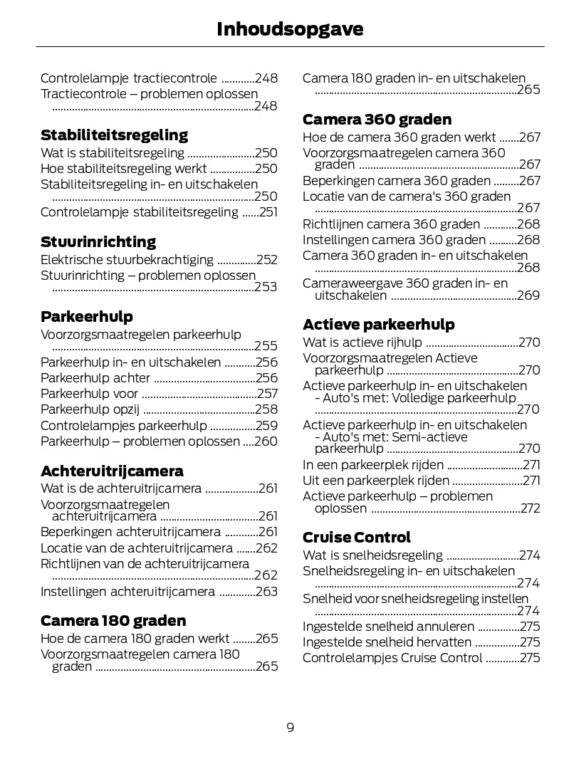2024-2025 Ford Kuga Gebruikershandleiding | Nederlands