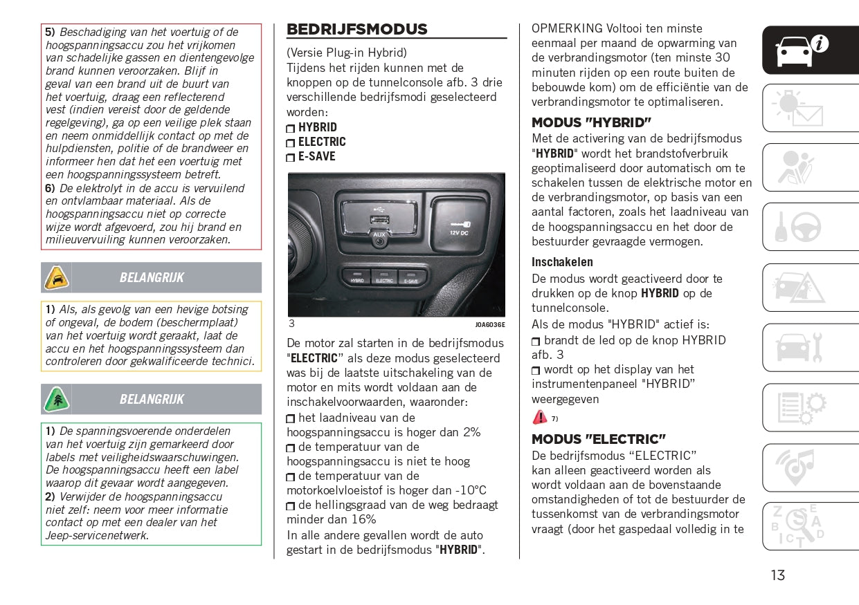 2023-2024 Jeep Renegade Gebruikershandleiding | Nederlands