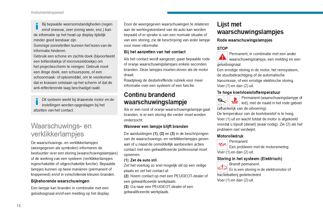 2022-2024 Peugeot Expert/e-Expert/Traveller/e-Traveller Gebruikershandleiding | Nederlands
