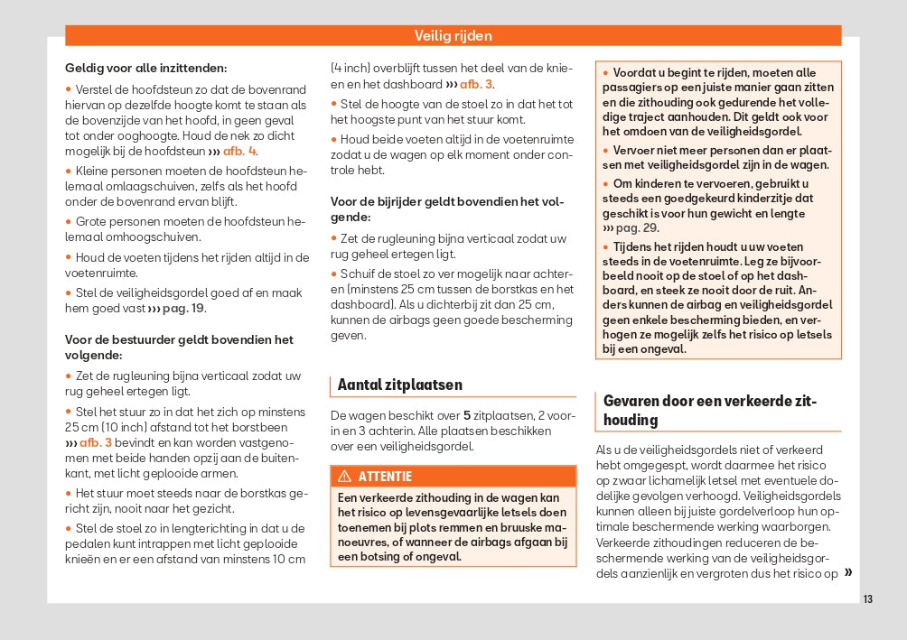 2020 Seat Arona Owner's Manual | Dutch