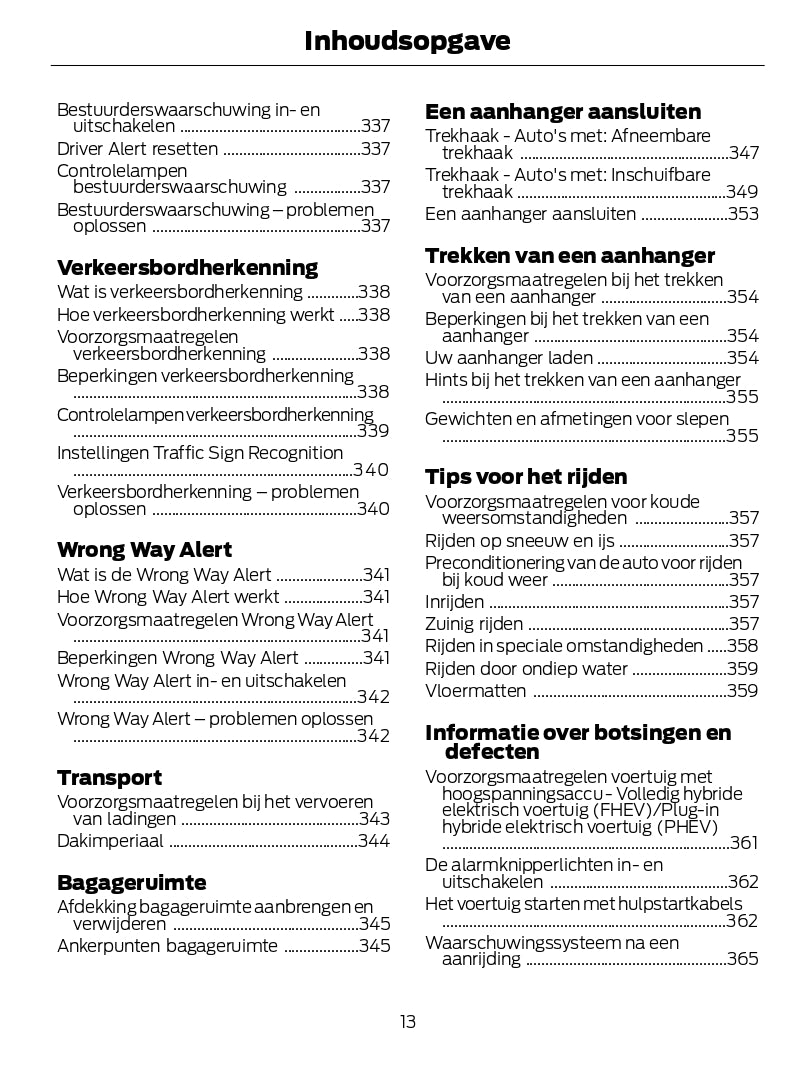 2024-2025 Ford Kuga Gebruikershandleiding | Nederlands
