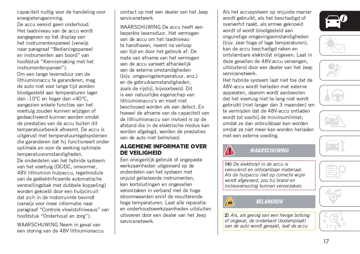 2023-2024 Jeep Renegade Gebruikershandleiding | Nederlands
