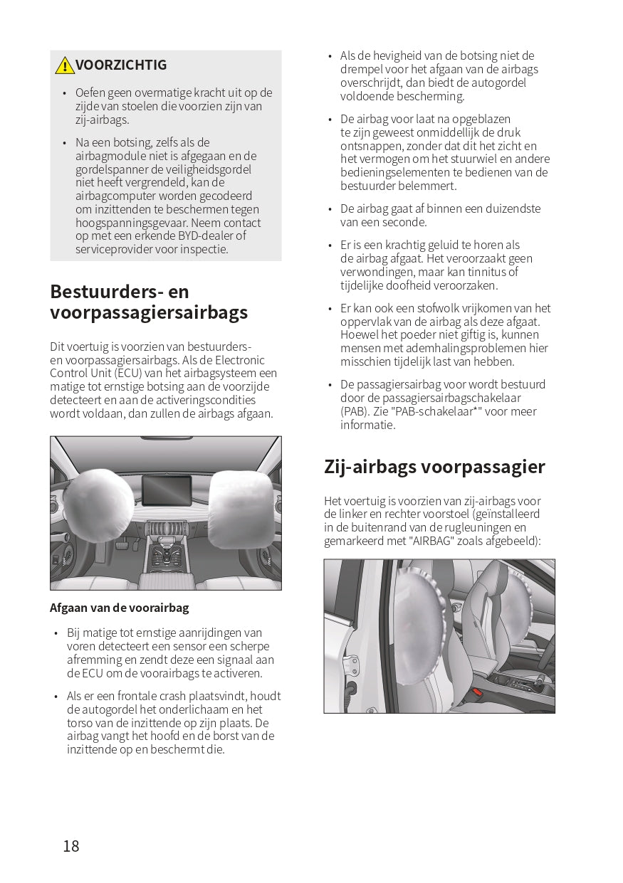 2023-2024 BYD Atto 3 Owner's Manual | Dutch