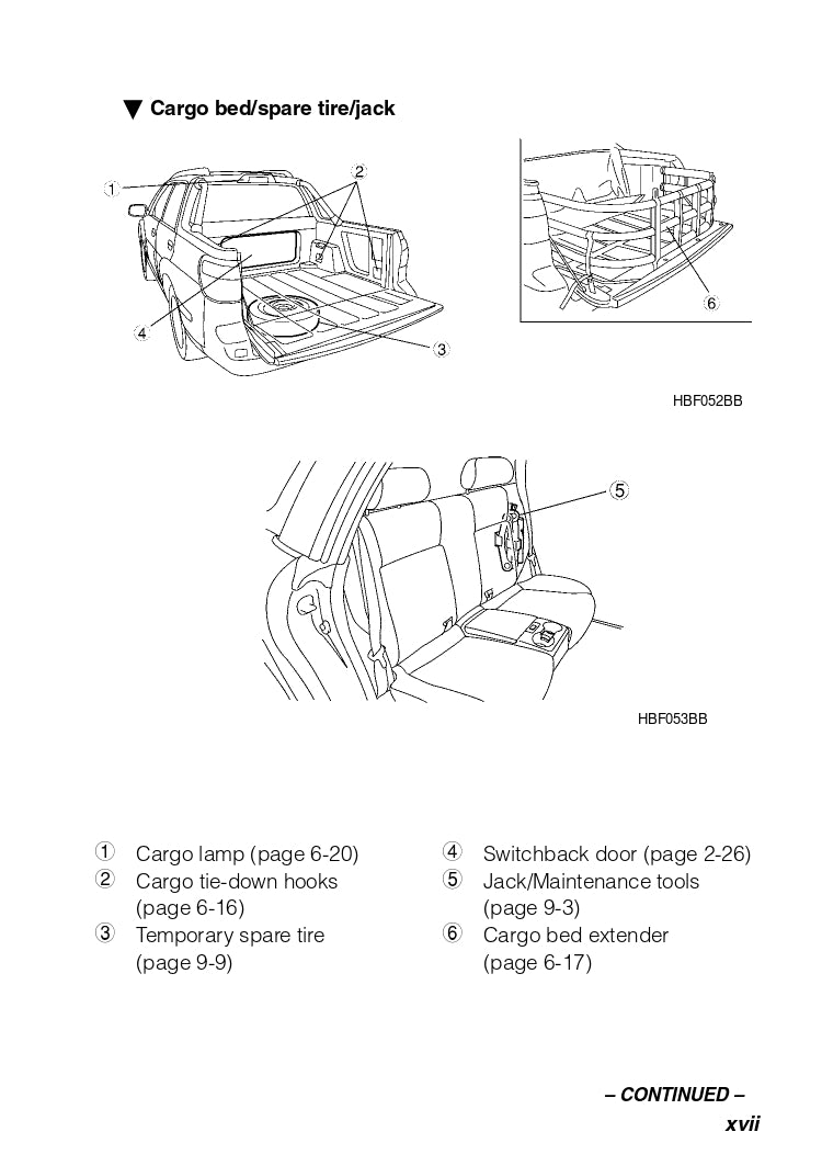 2003 Subaru Baja Manuel du propriétaire | Anglais