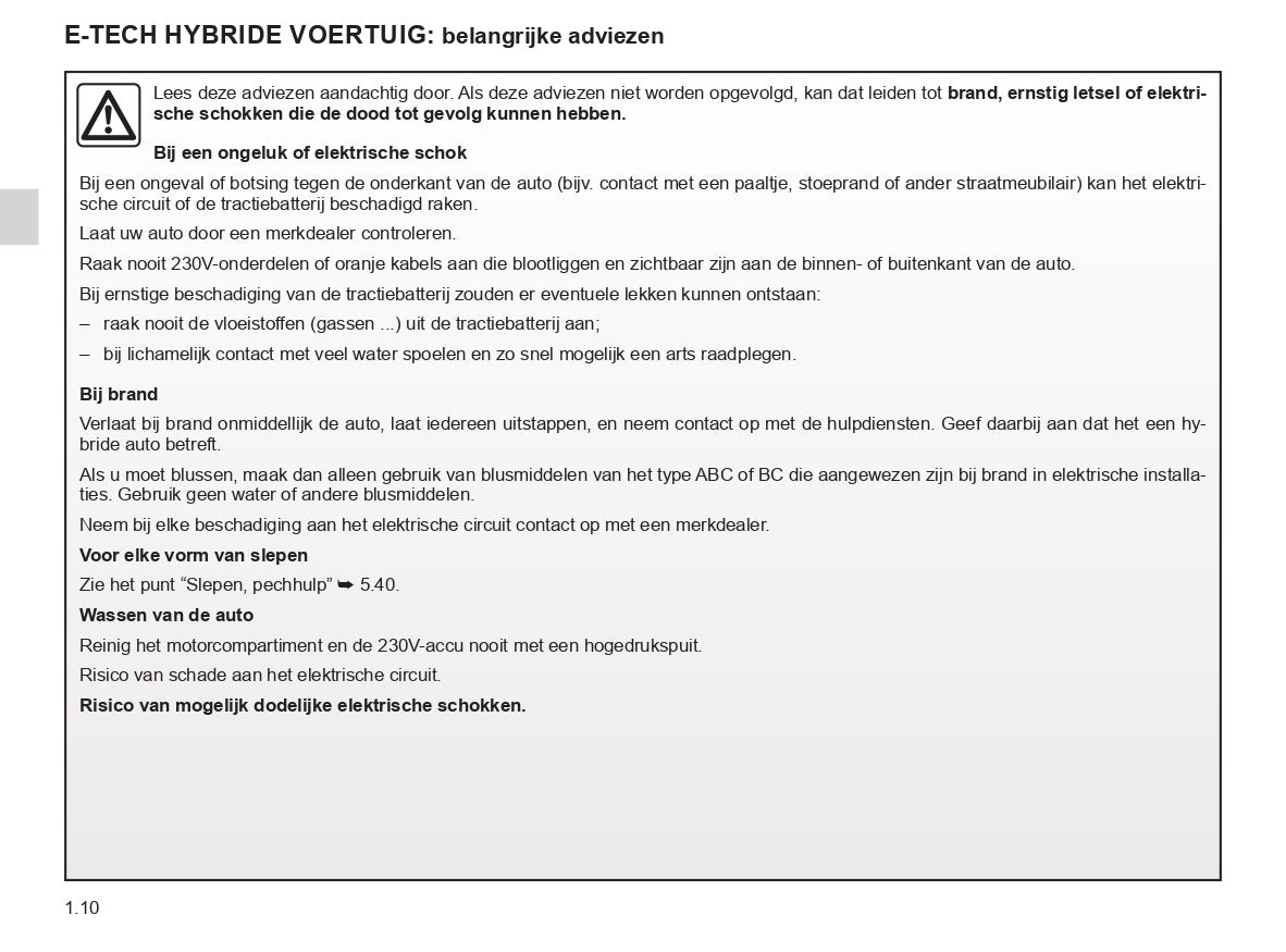 2023-2024 Renault Clio Gebruikershandleiding | Nederlands