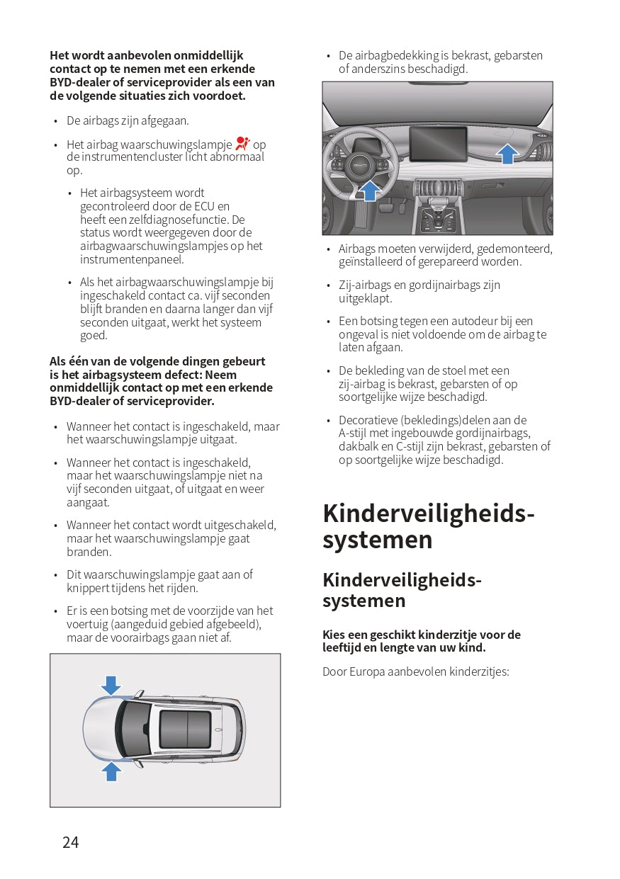 2023-2024 BYD Atto 3 Owner's Manual | Dutch