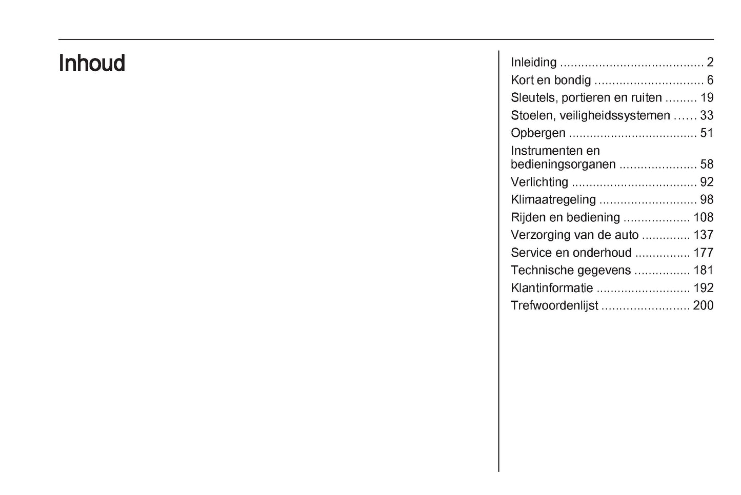 2017 Opel Karl Owner's Manual | Dutch