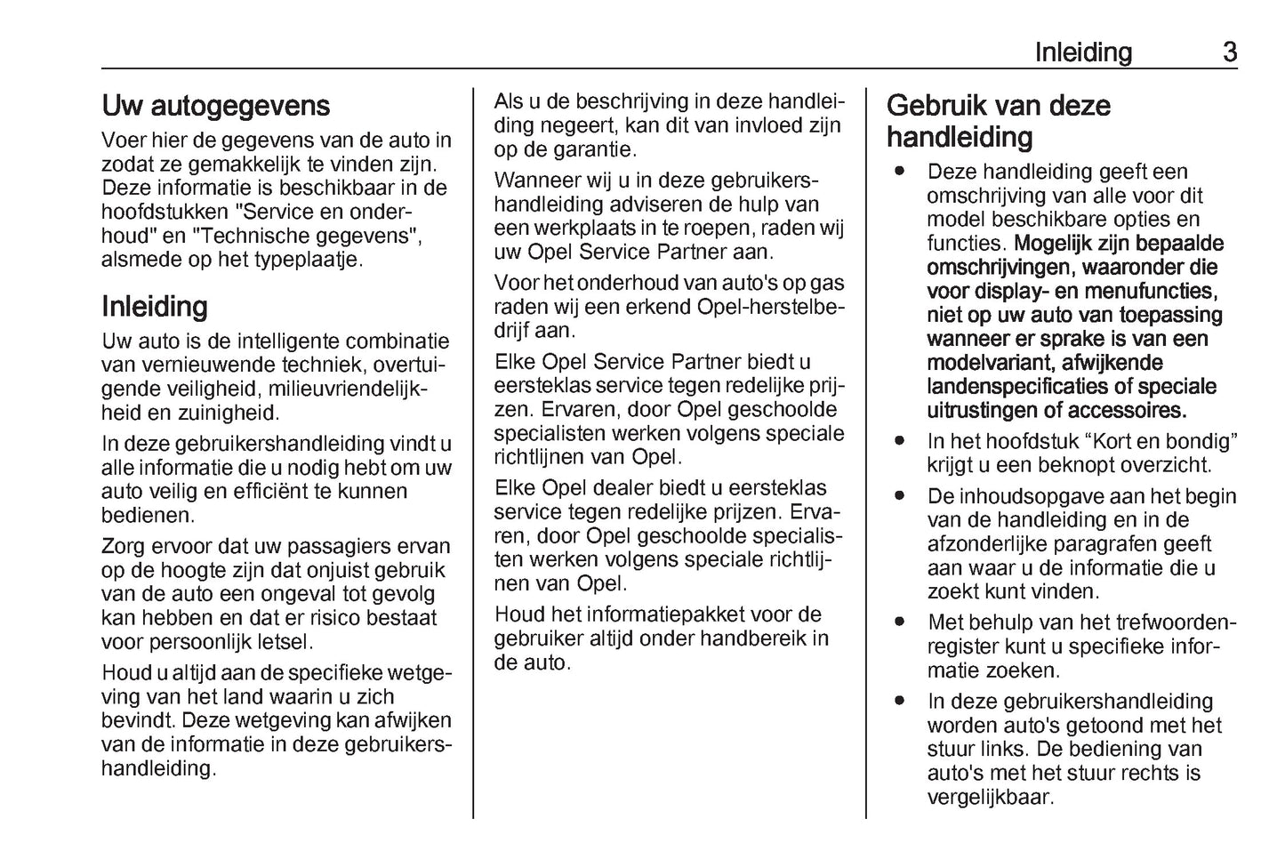2017 Opel Karl Owner's Manual | Dutch