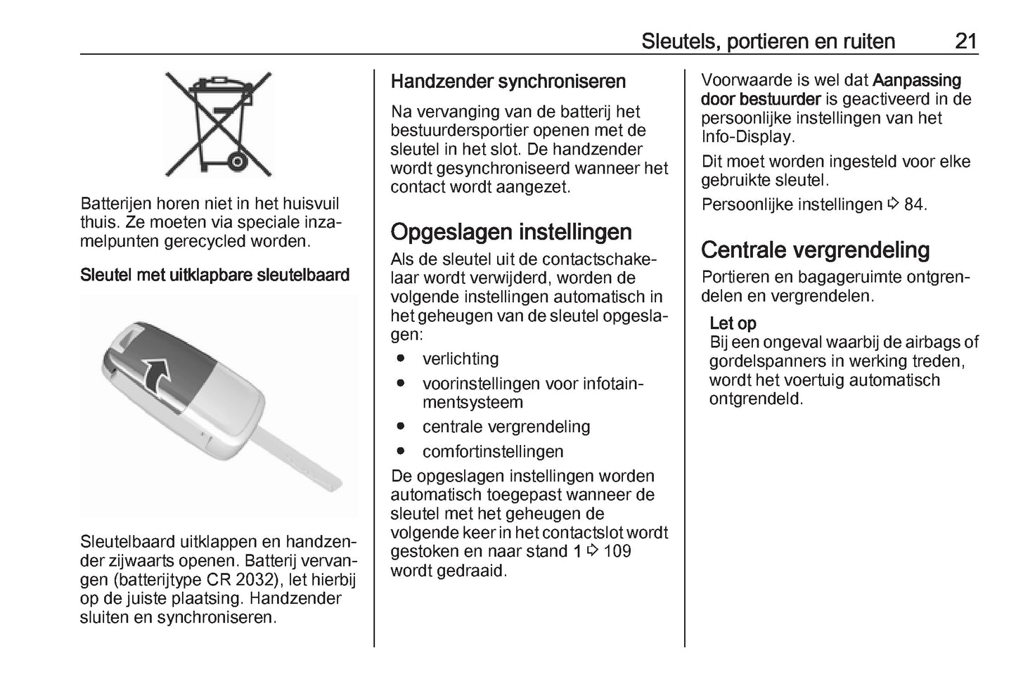 2017 Opel Karl Owner's Manual | Dutch