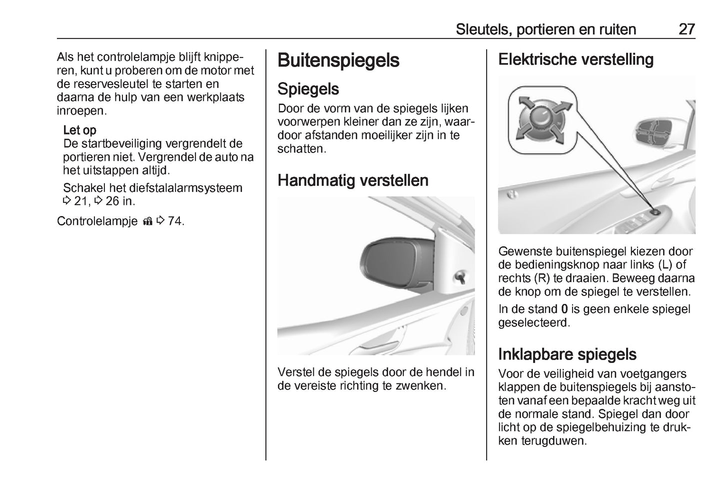2017 Opel Karl Owner's Manual | Dutch