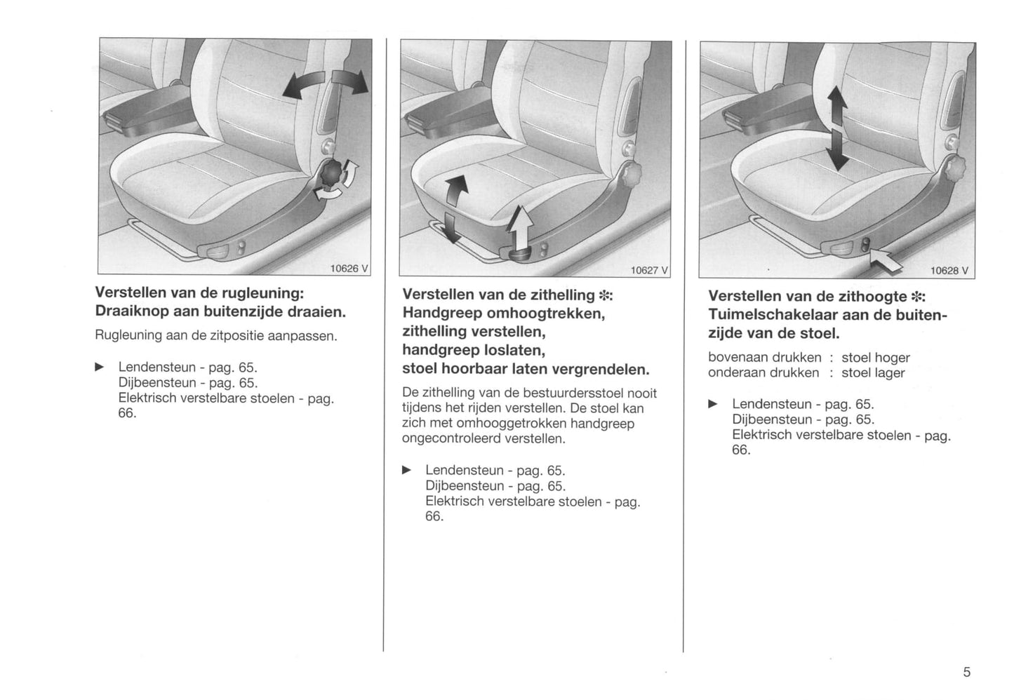 1999-2003 Opel Omega Owner's Manual | Dutch
