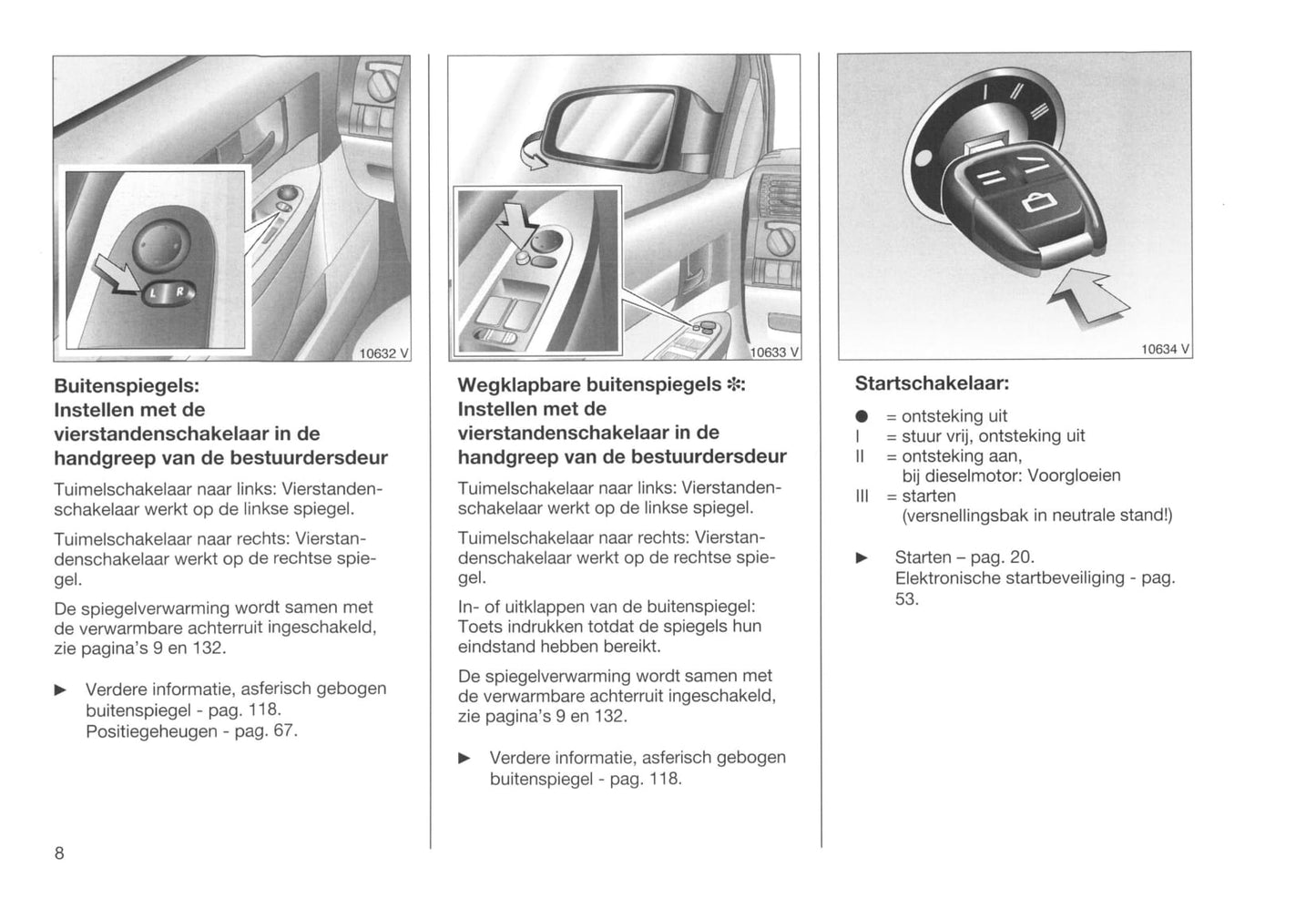 1999-2003 Opel Omega Owner's Manual | Dutch