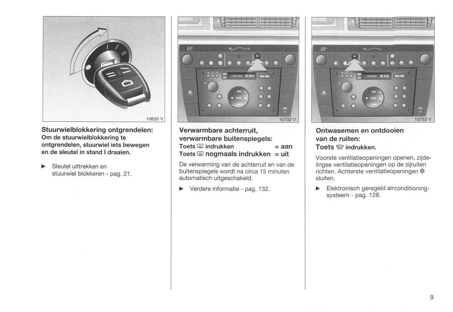 1999-2003 Opel Omega Owner's Manual | Dutch