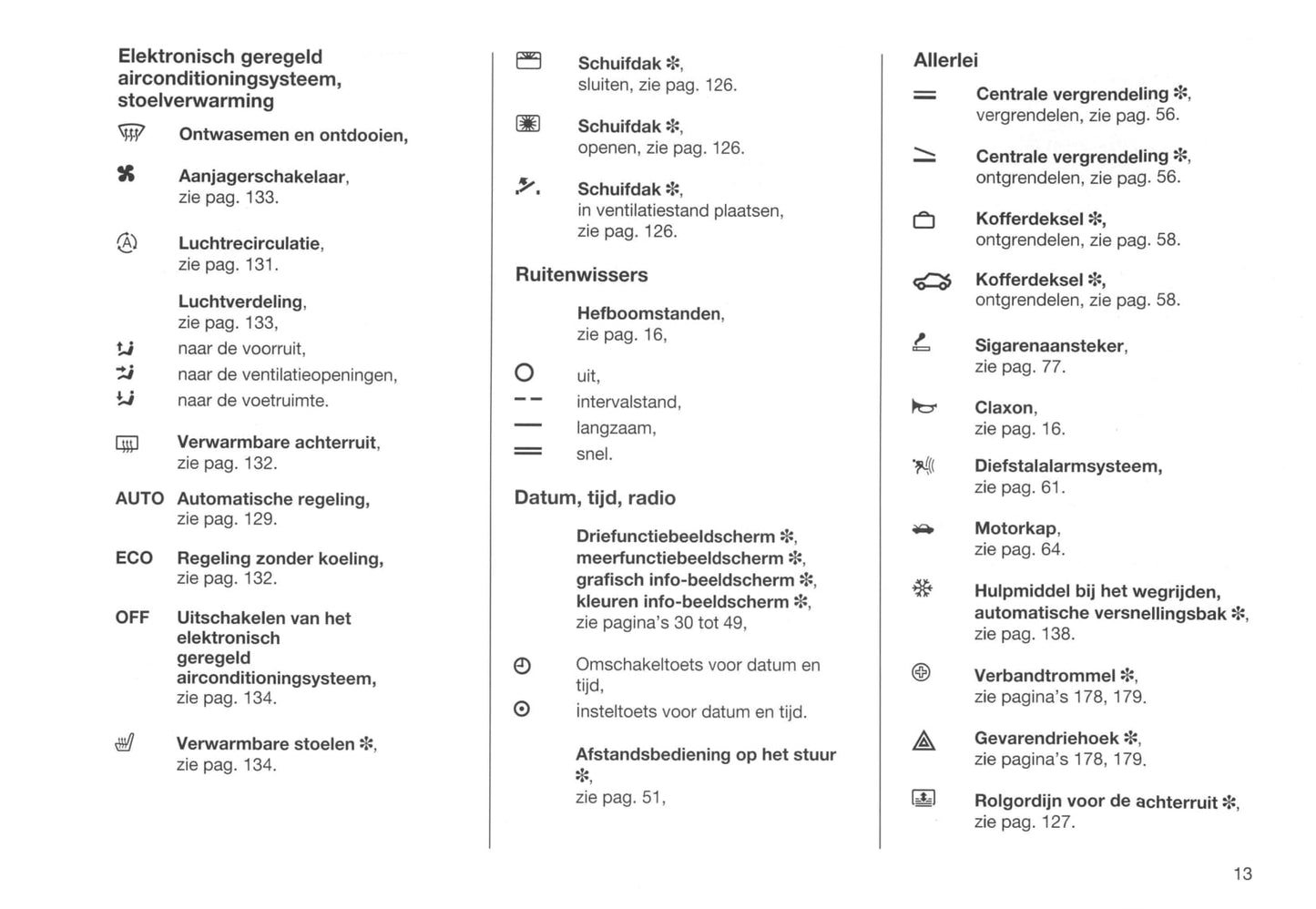 1999-2003 Opel Omega Owner's Manual | Dutch