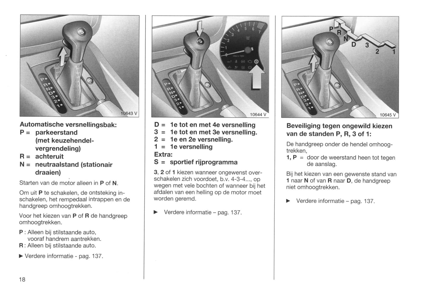 1999-2003 Opel Omega Owner's Manual | Dutch