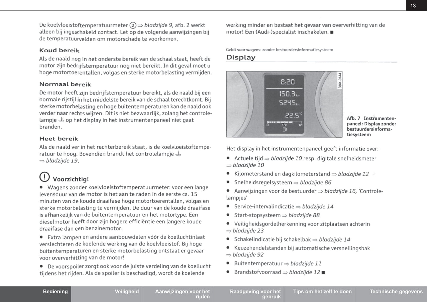 2010-2015 Audi A1 Manuel du propriétaire | Néerlandais
