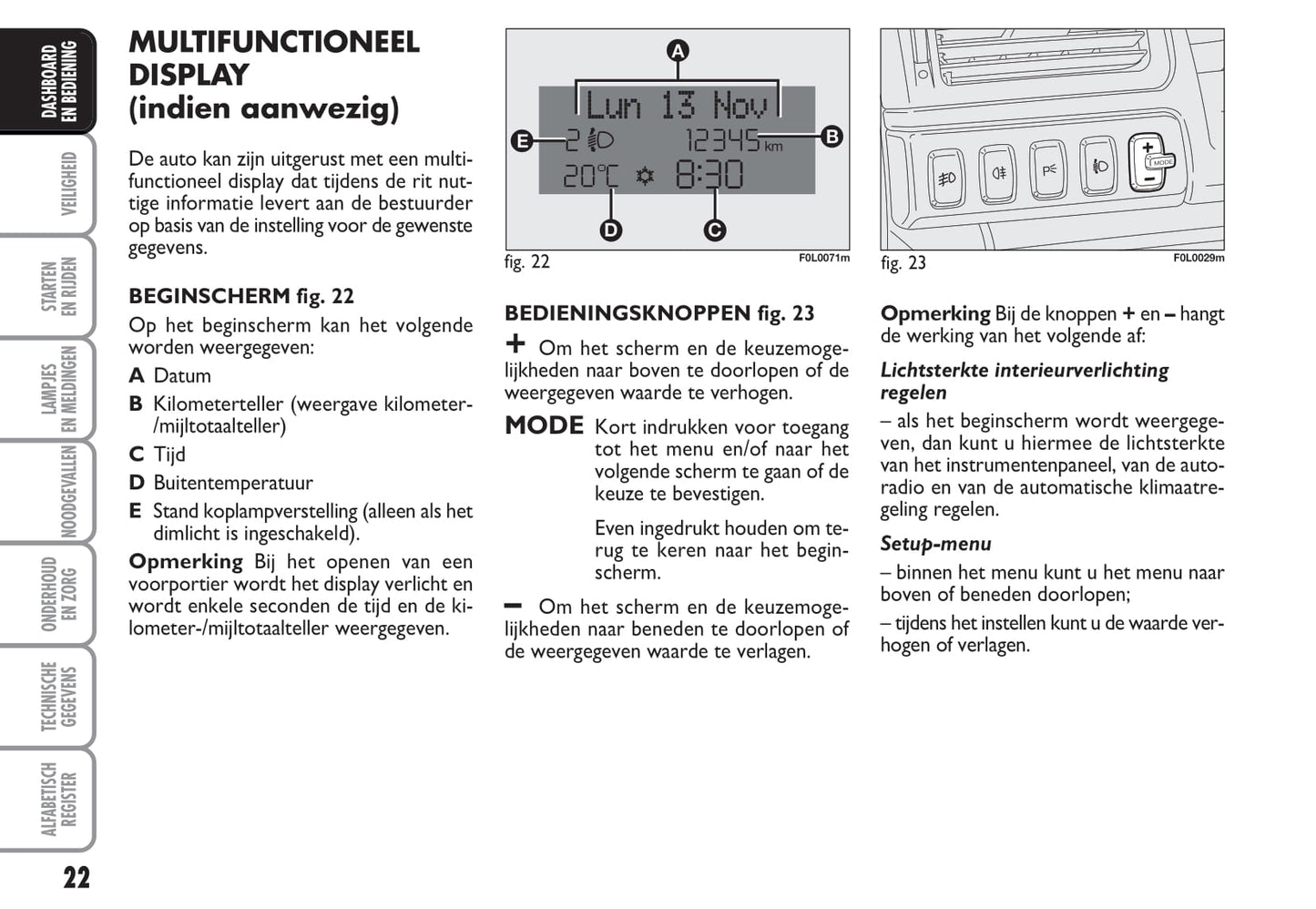 2009-2010 Fiat Croma Gebruikershandleiding | Nederlands
