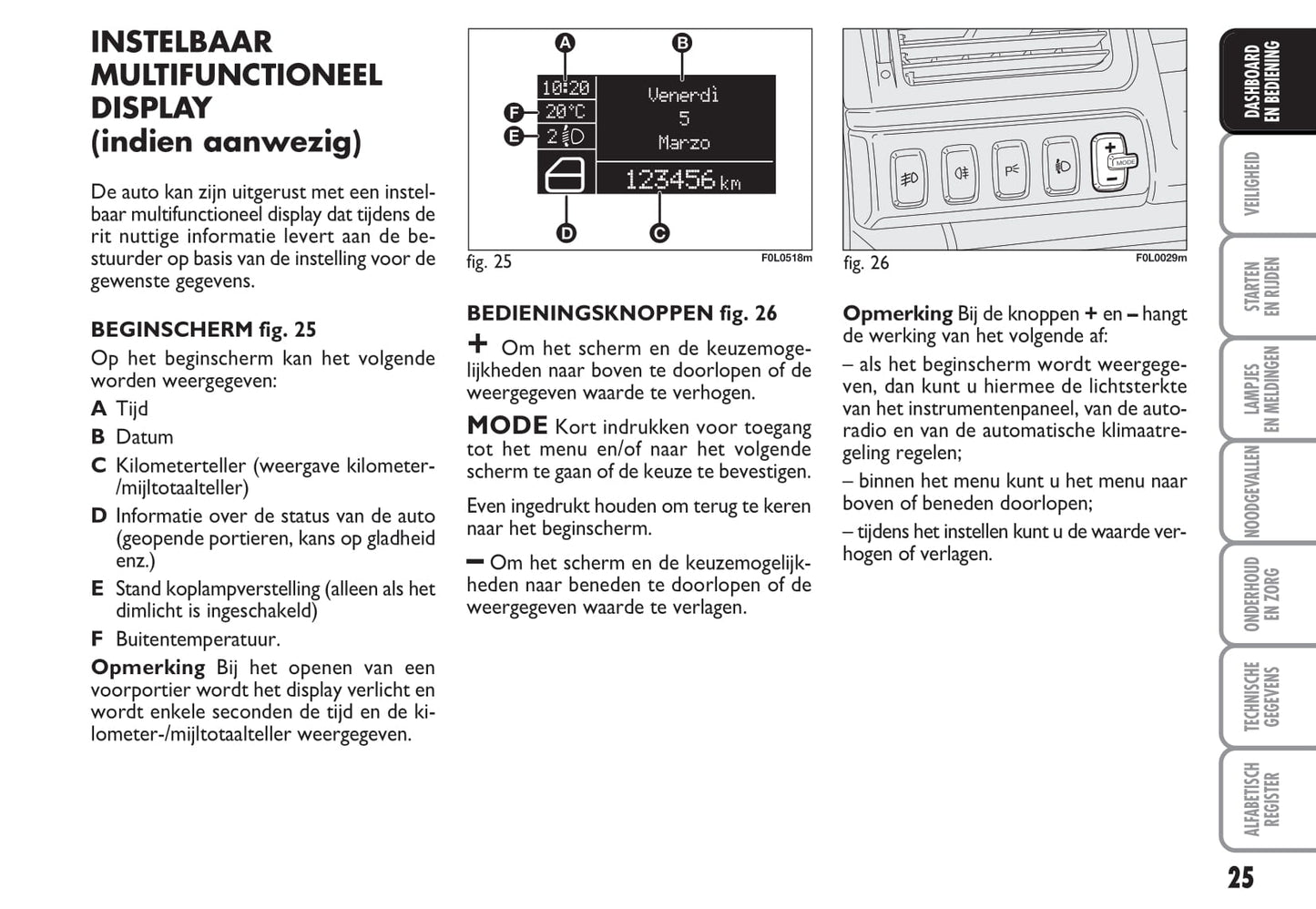 2009-2010 Fiat Croma Gebruikershandleiding | Nederlands