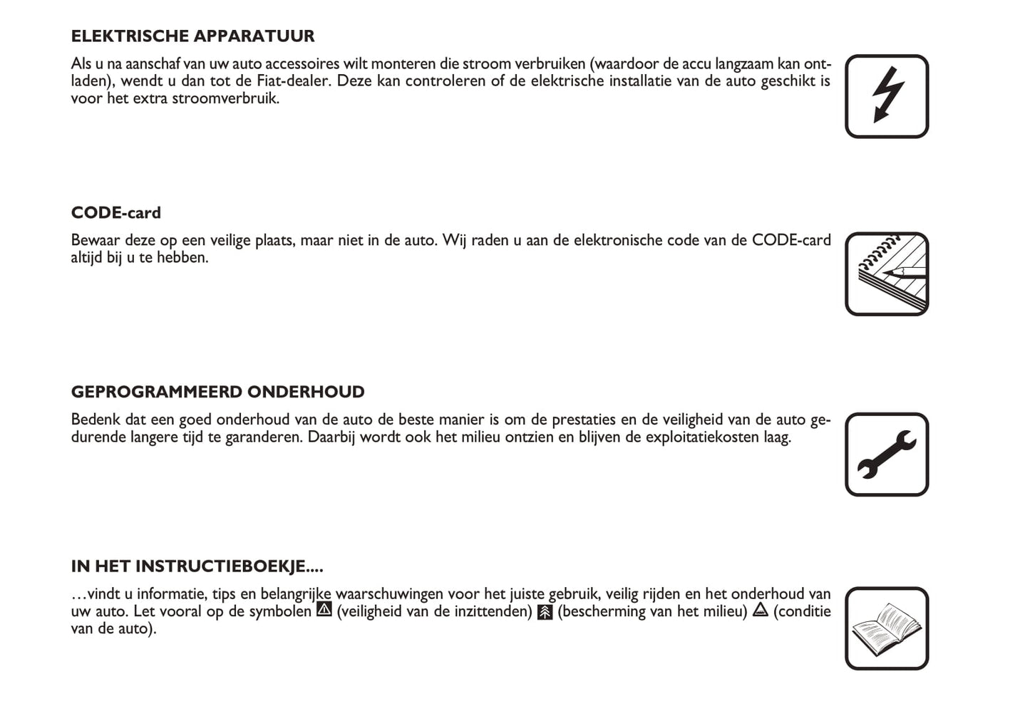 2006-2007 Fiat Grande Punto Gebruikershandleiding | Nederlands