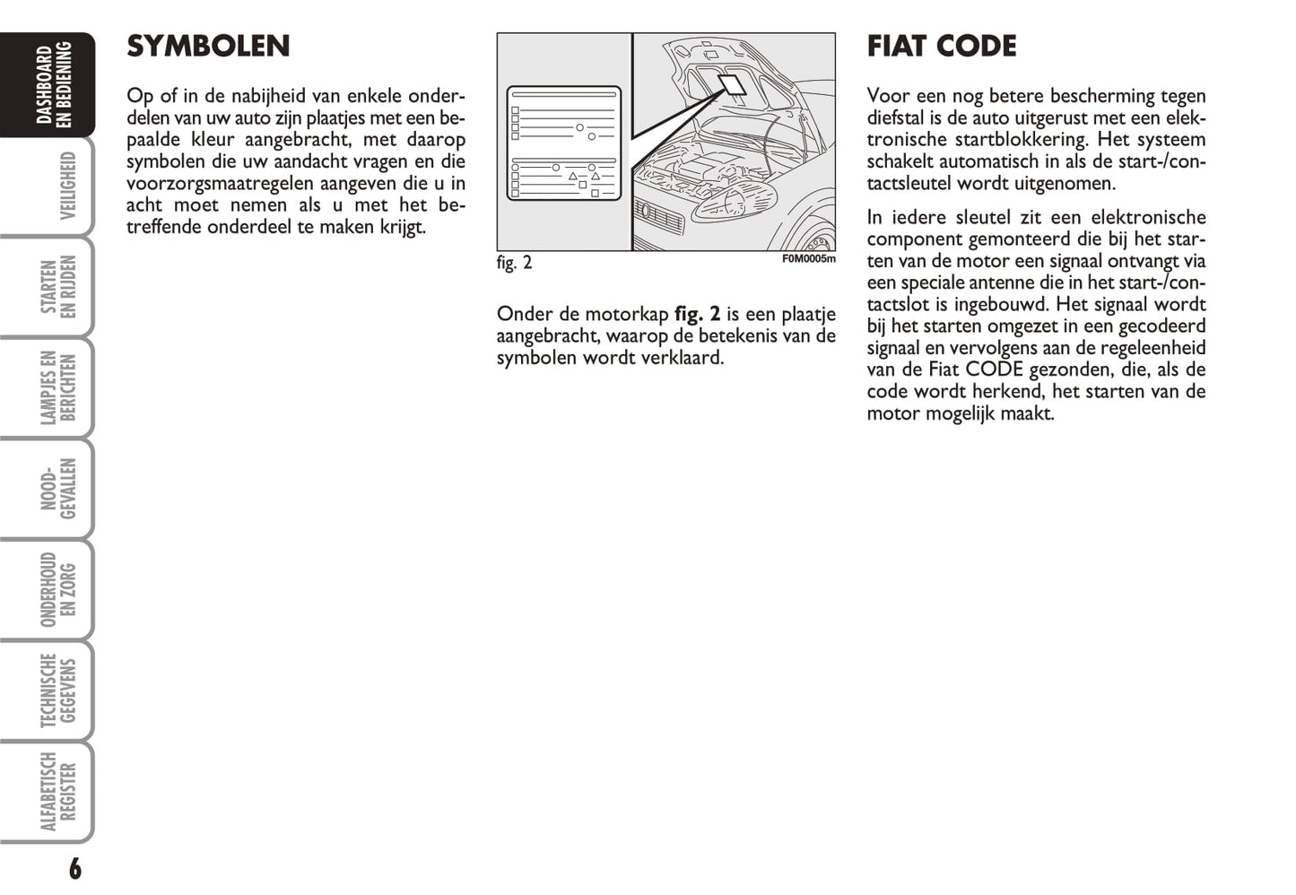 2006-2007 Fiat Grande Punto Gebruikershandleiding | Nederlands
