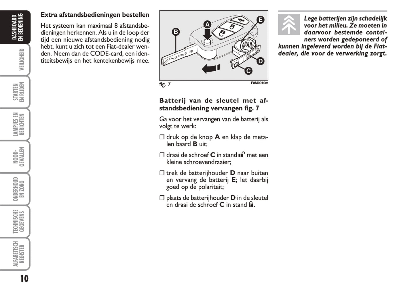 2006-2007 Fiat Grande Punto Gebruikershandleiding | Nederlands