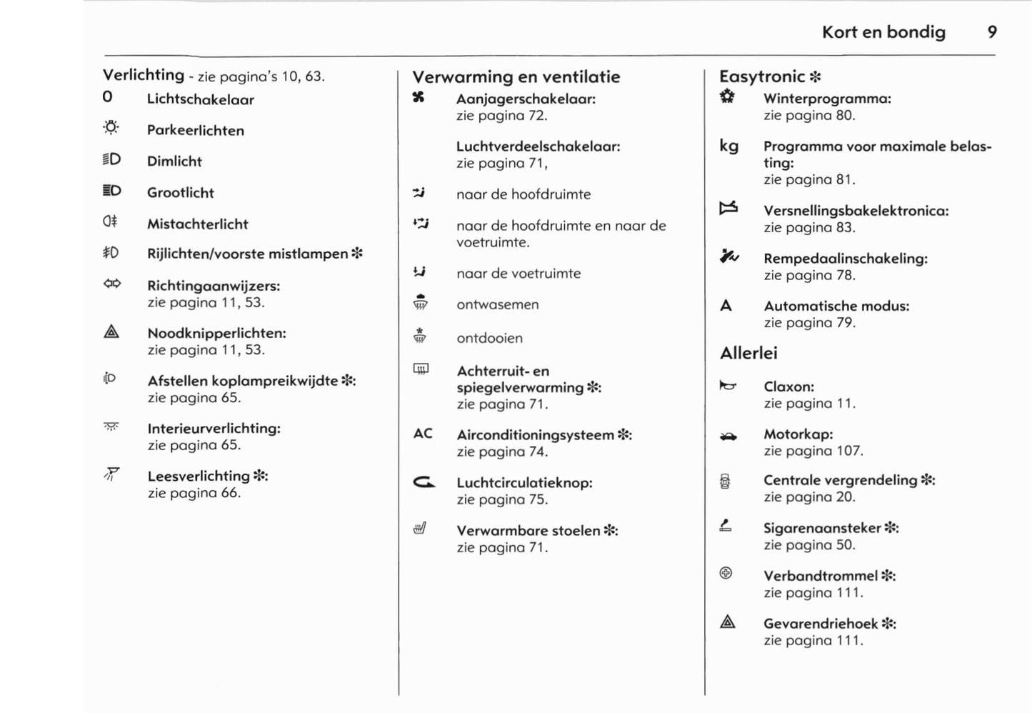 2006-2010 Opel Movano Gebruikershandleiding | Nederlands