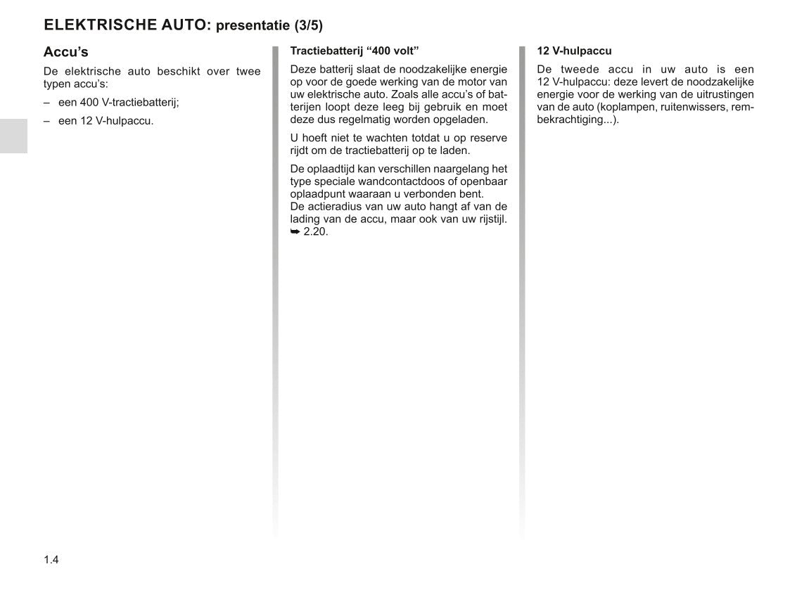 2022-2023 Renault Mégane Electric Bedienungsanleitung | Niederländisch