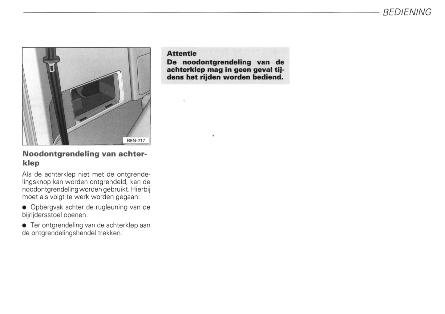 1999-2006 Audi TT Bedienungsanleitung | Niederländisch