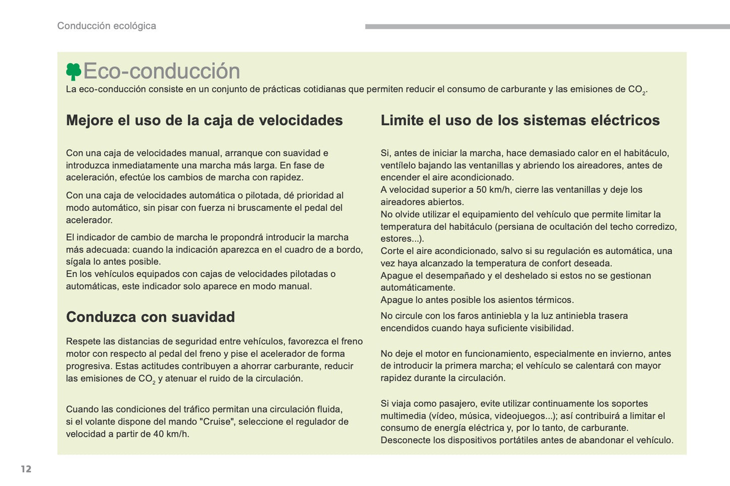 2016-2017 Citroën C5 Owner's Manual | Spanish