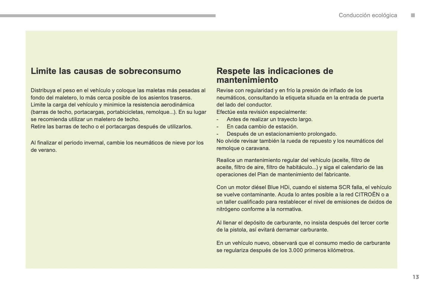 2016-2017 Citroën C5 Owner's Manual | Spanish