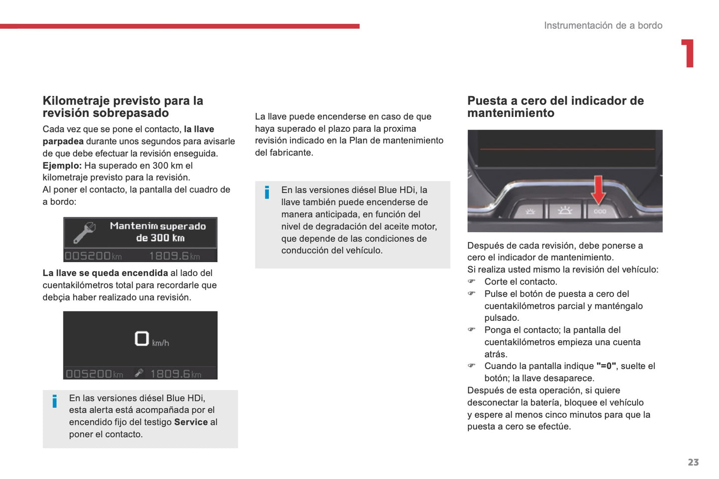 2016-2017 Citroën C5 Owner's Manual | Spanish