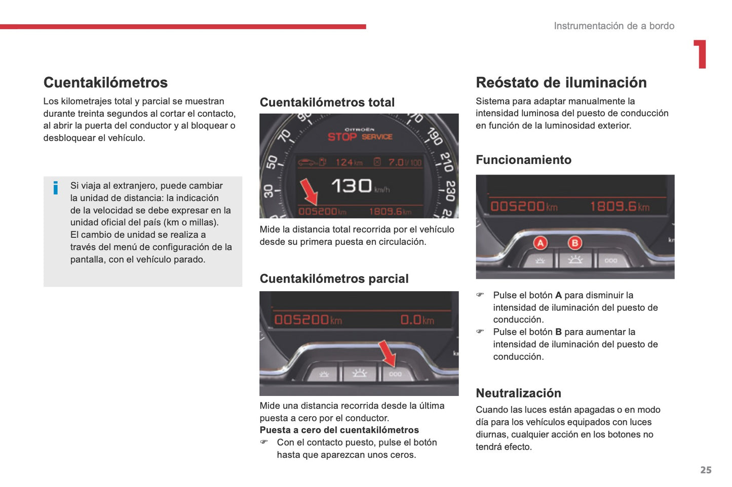 2016-2017 Citroën C5 Owner's Manual | Spanish