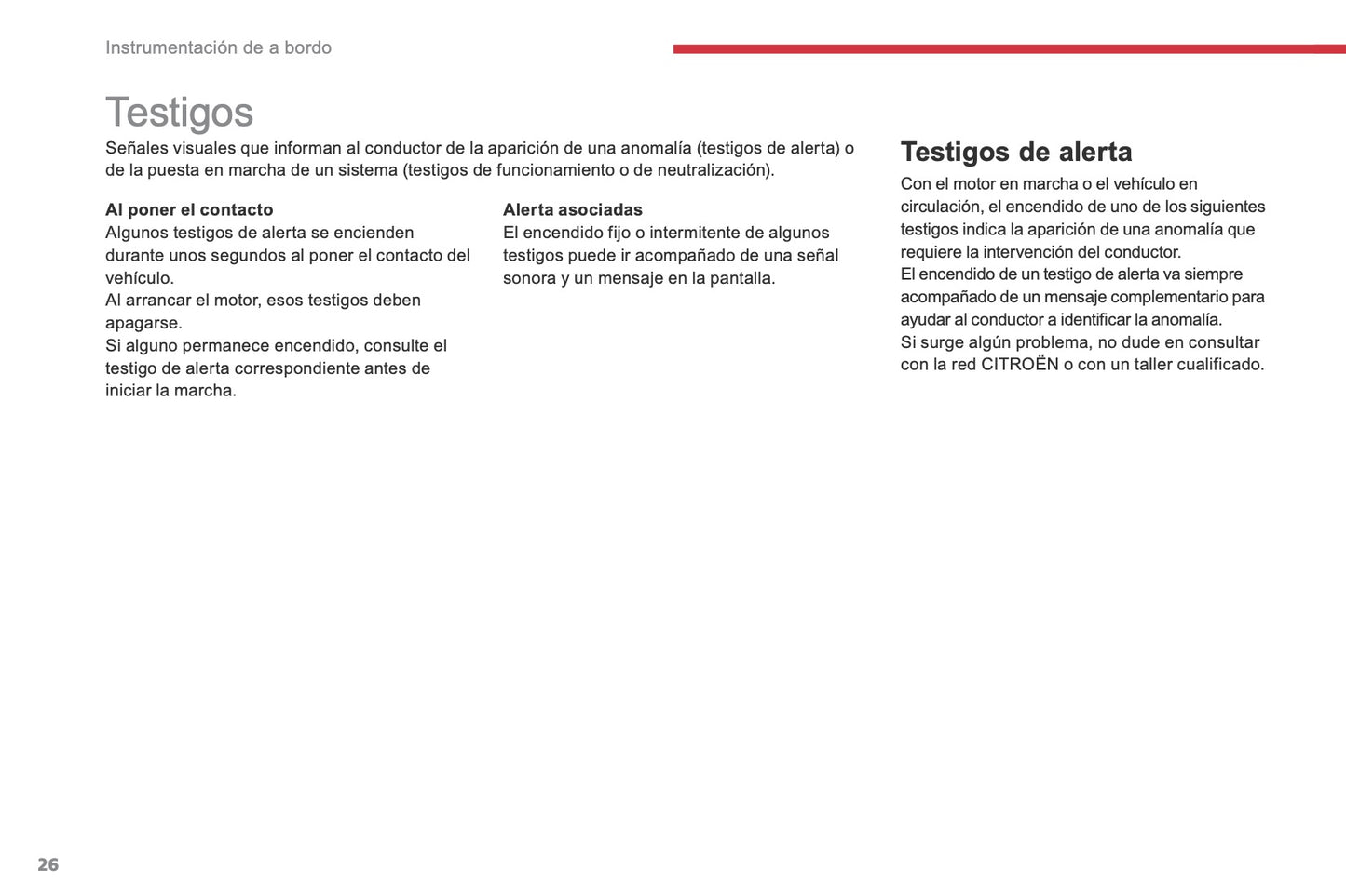 2016-2017 Citroën C5 Owner's Manual | Spanish