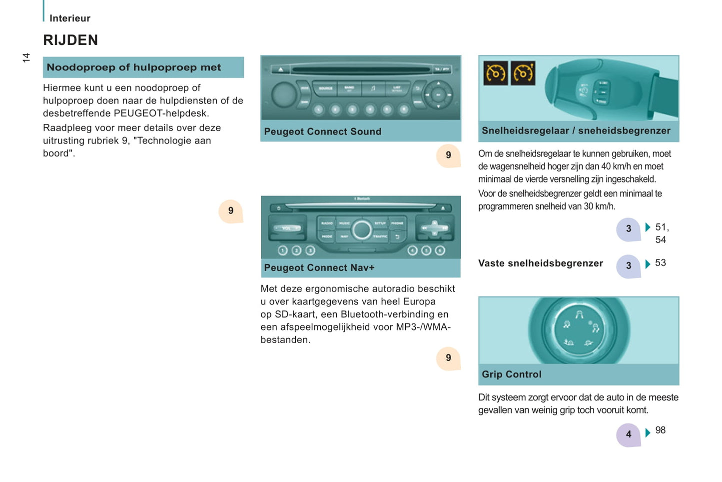 2013-2014 Peugeot Expert Tepee Owner's Manual | Dutch
