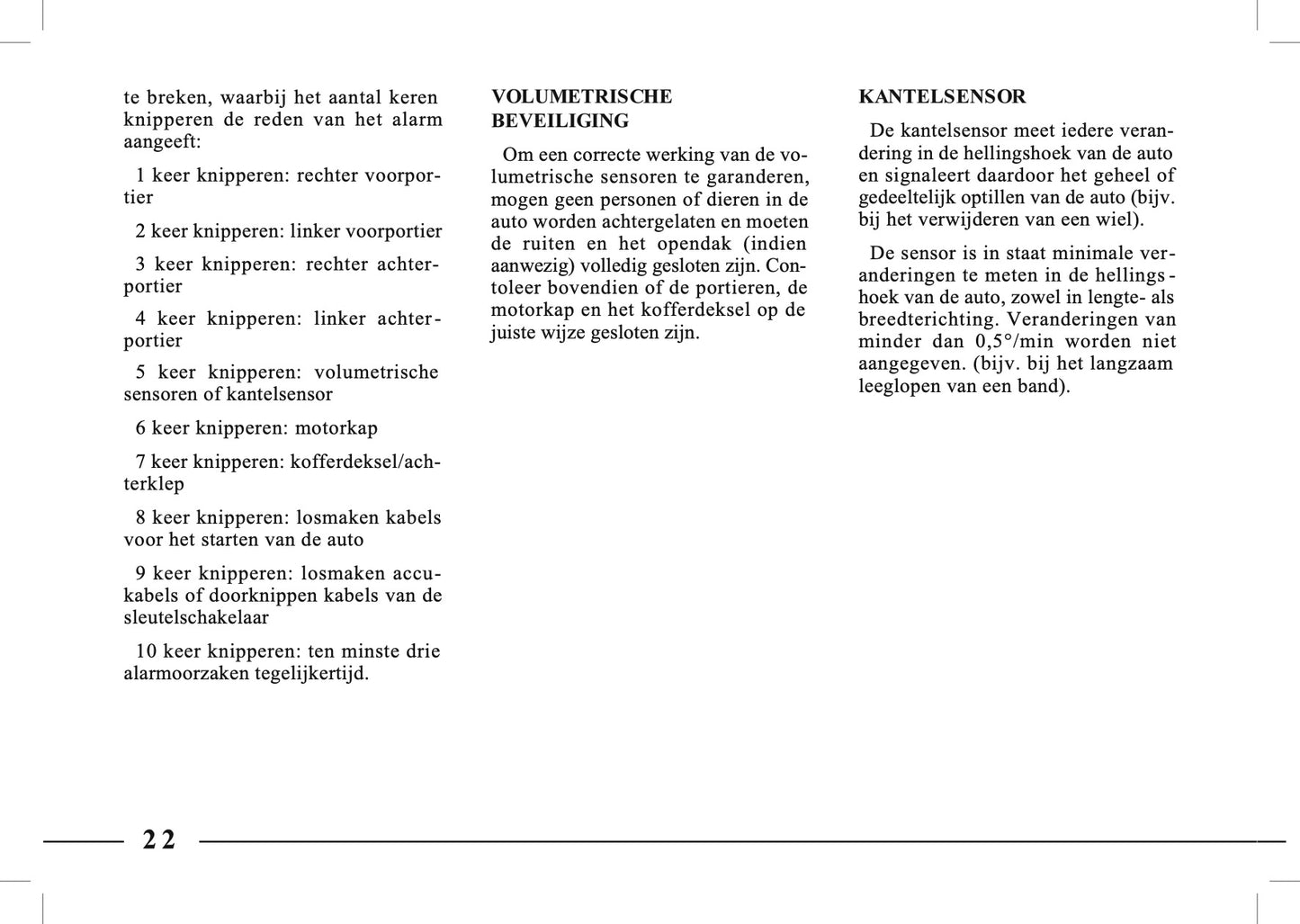 1995-2005 Lancia Lybra Owner's Manual | Dutch